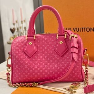 Louis Vuitton Hot Pink Monogram Alma BB Satchel